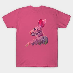 fight rabbit - poly T-Shirt